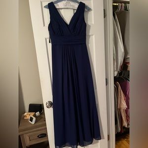 Navy Bill Levkoff gown